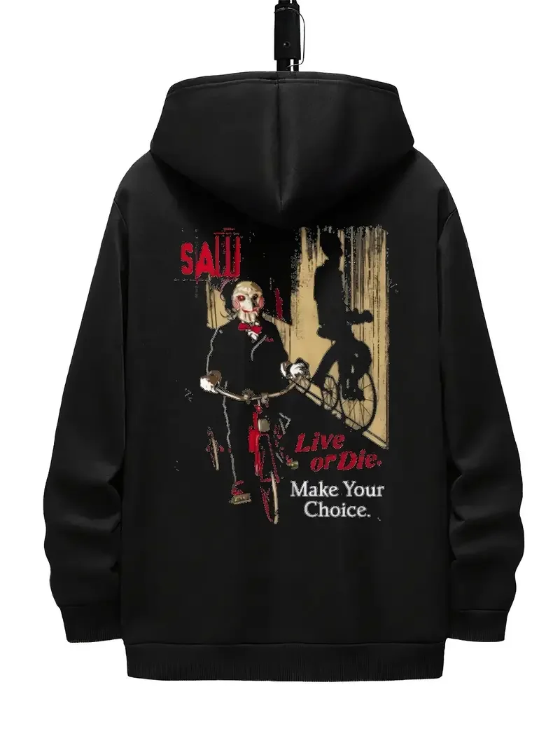 

Men's high-quality hoodies, creative printed men's breathable hoodies, Y2K clothing, autumn fashionable street sweaters