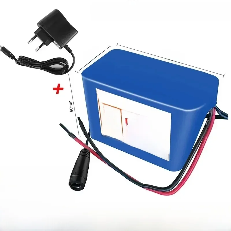 Batterie au lithium durable 12 V 50 Ah 18650 pour vĂ©lo de pĂȘche avec BMS intelligent et chargeur 12,6 V ; Puissance de grande capacitĂ©