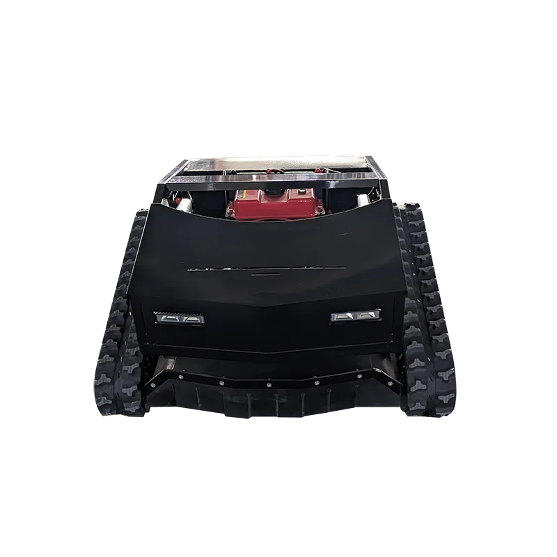 Self Propelled Robotic Lawn Mower Garden Crawler Powerful Gasoline Remote Control Grass Cutter customization