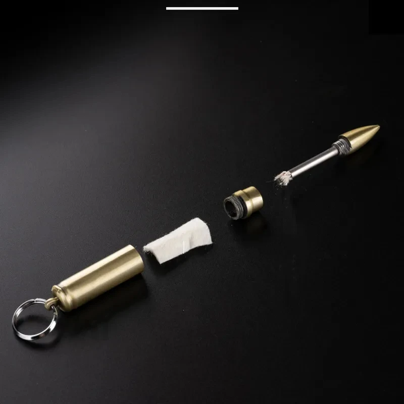 Creative And Personalized Retro Bullet Match Lighter Multifunctional Wine Opener Multiple Times Burning Matches Portable Lighter