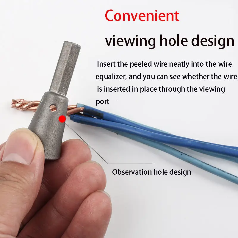 Automatic Wire Twister - Electric Drill Powered Quick Connect Tool for Electrical Wiring