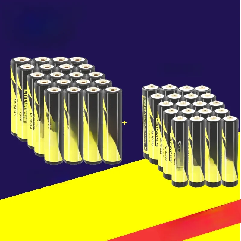 20 sztuk LiitoKala 1.2V AA 2600mAh Ni-MH akumulator do latarka kamery zabawki golarka zegarek mysz zegar pilot — zdjęcie 2