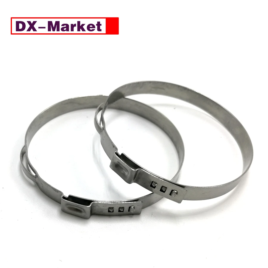 54.3มม.-75.5มม.,304สแตนเลสสตีลเดี่ยวหู Clamp คลิปยึด Band Tube Clamp ,C014