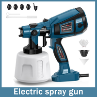 1400ML Electric Spray Gun Cordless Paint Sprayer Auto Furniture Steel coding Airbrush Paint Sprayer W