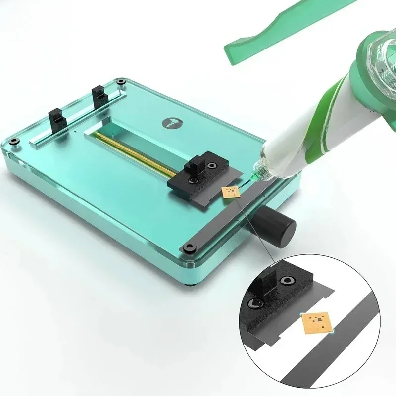 2UUL THE ONE Jig PCB Board Welding Clamp Fixture z odporną na ciepło powierzchnią do naprawy lutowania procesora płyty głównej telefonu komórkowego — zdjęcie 2