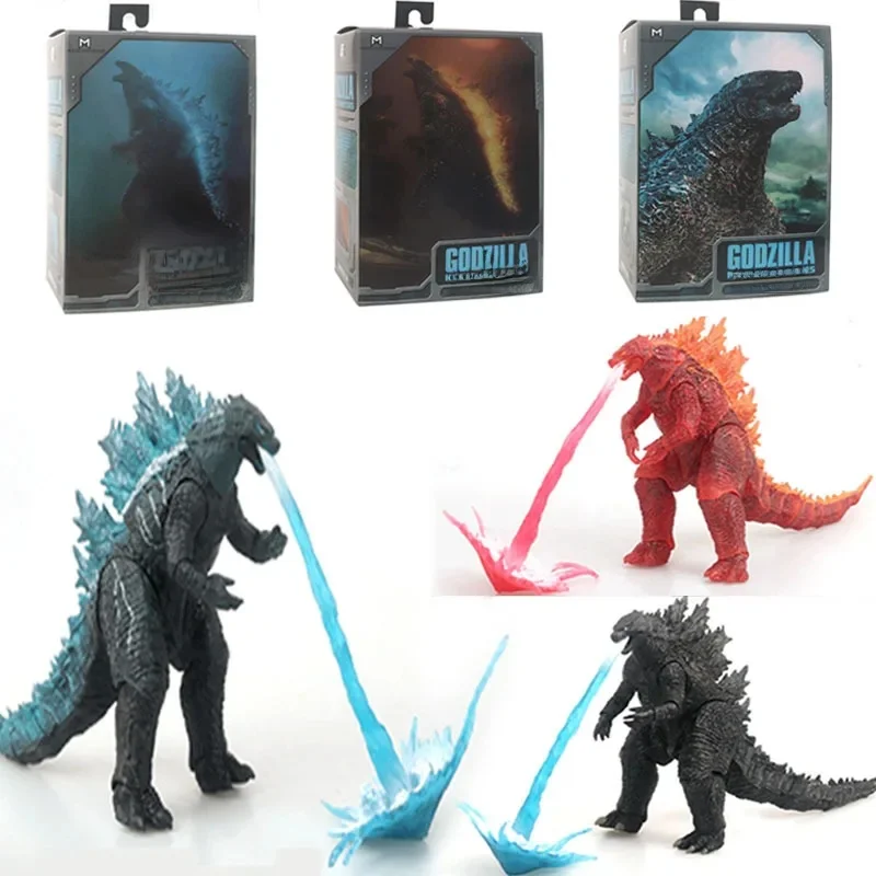 3 types du film Godzilla contre. King Kong modèle mobile figurine jouet Neca film Shm monstre énergie nucléaire 18CM cadeaux en boîte