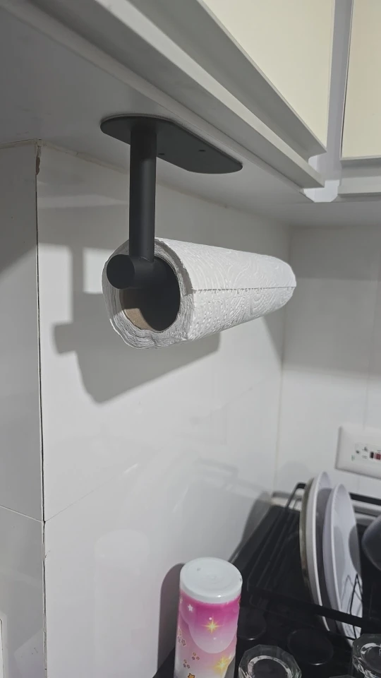Kitchen Paper Towel Holder Adhesive Tissue Hanger Toilet Roll Paper Dispenser Cabinet Storage Napkin Rack Bathroom Accessories photo review
