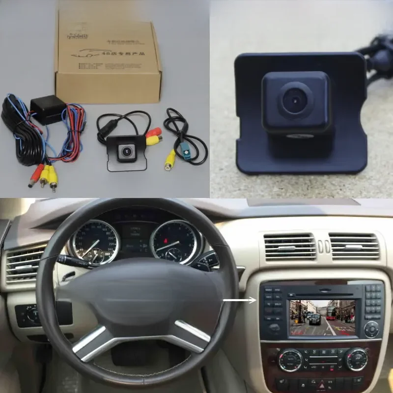 Samochodowa kamera cofania do Mercedes Benz M ML W164 GL X164 R W251 ML450 ML350 ML300 ML250 ML63 OEM Oryginalny ekran samochodowy kompatybilny — zdjęcie 2