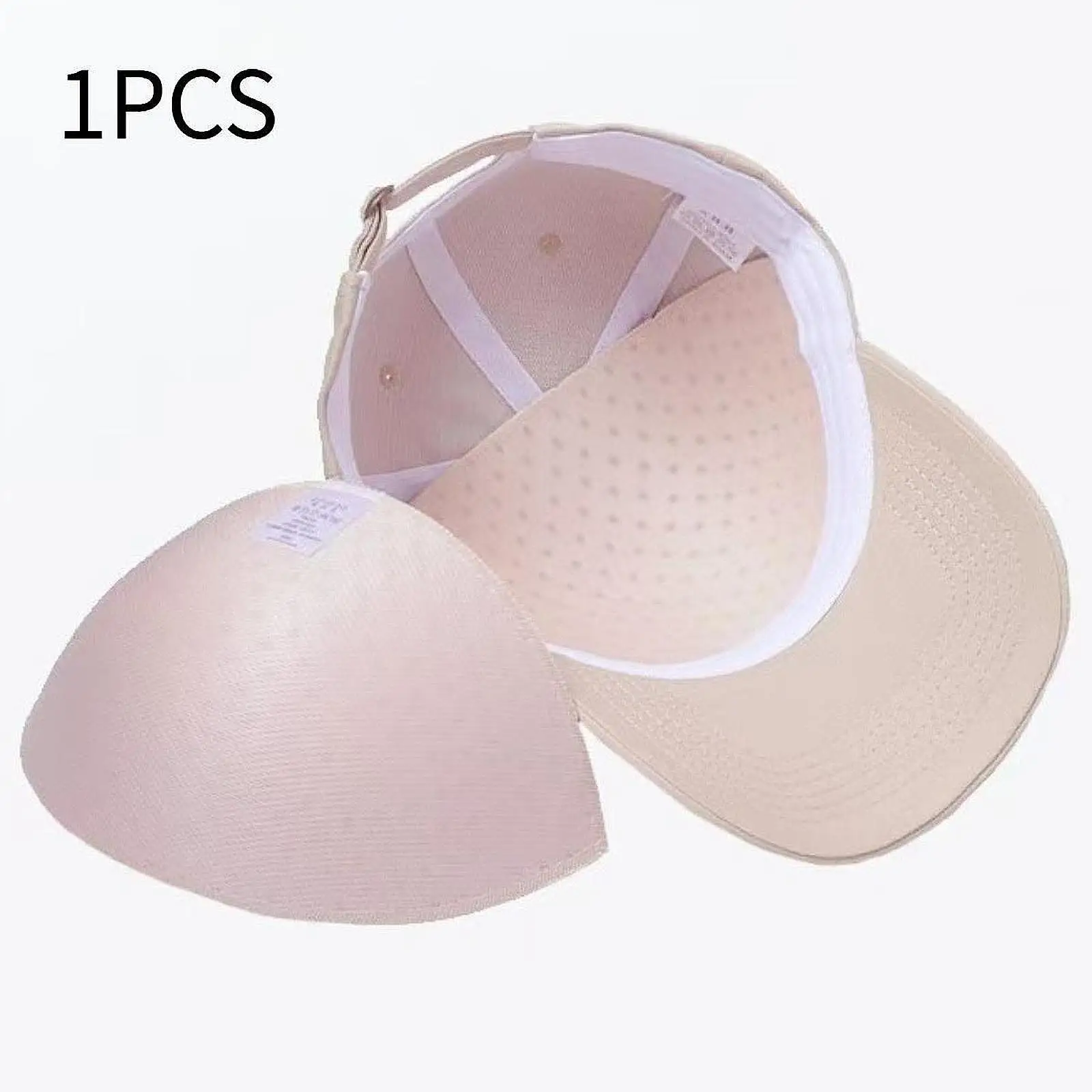 Baseball Caps Inner Support Cotton Fabric Reusable 25.5x14.5cm Flexible Washable Wrinkle Resistant Liner for Baseball Caps - Image 3