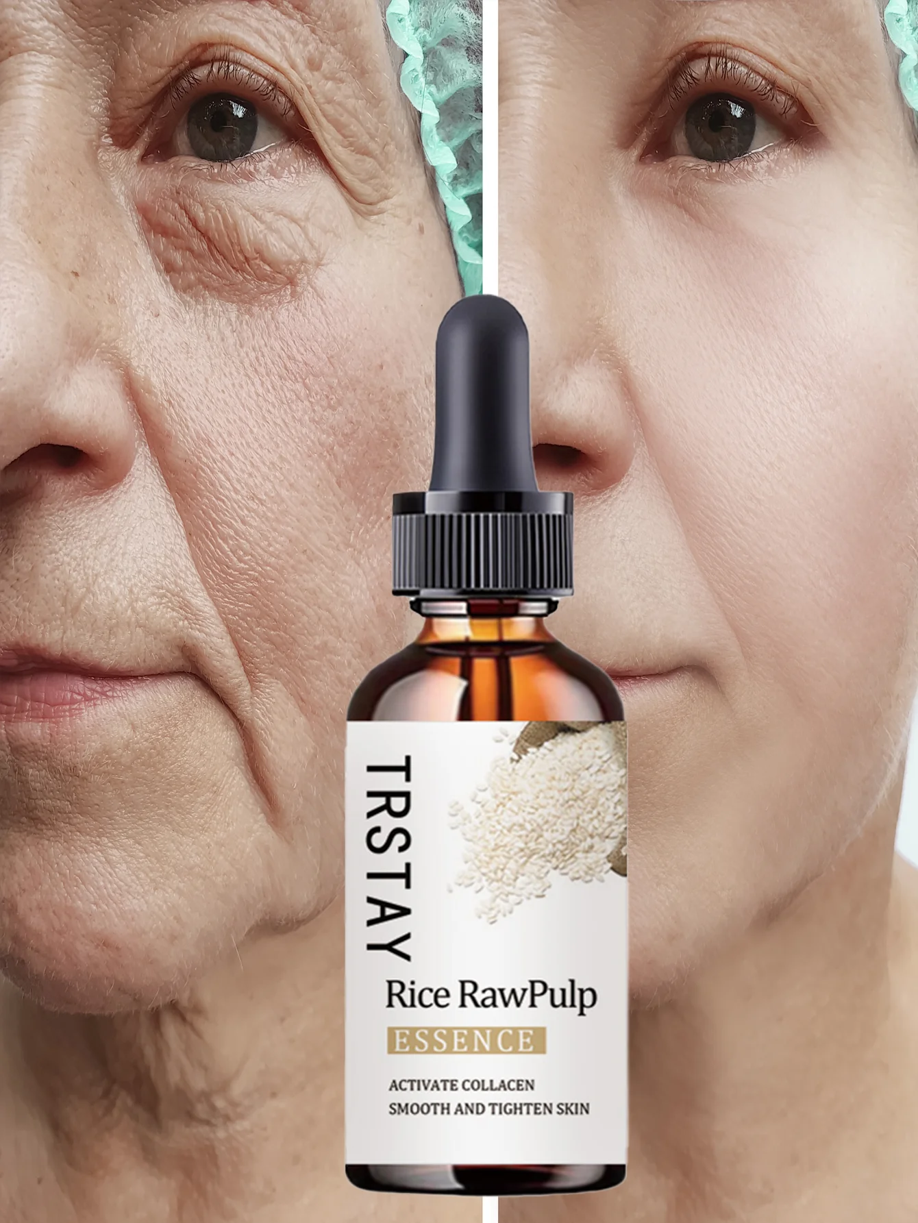 Moisturizing Whitening Serum Deep Hydration Nourish Skin Improve Dryness Relaxation Radiant Glow Firming Effect Full Shiny Facia