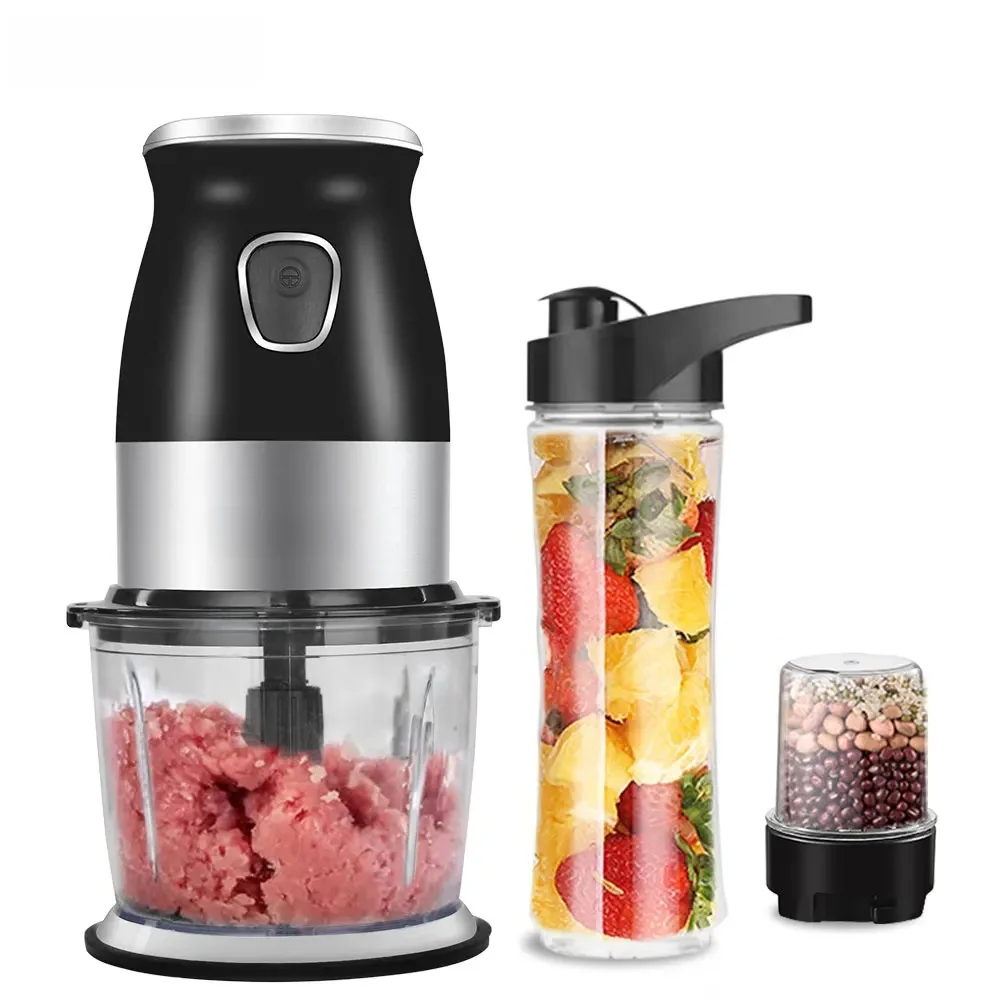 Hochgeschwindigkeits-Multifunktions-500-W-Küchenmaschine Fleischwolf tragbarer persönlicher Mini-Mixer Mixer Entsafter Trocken mühle 500 ml Chopper