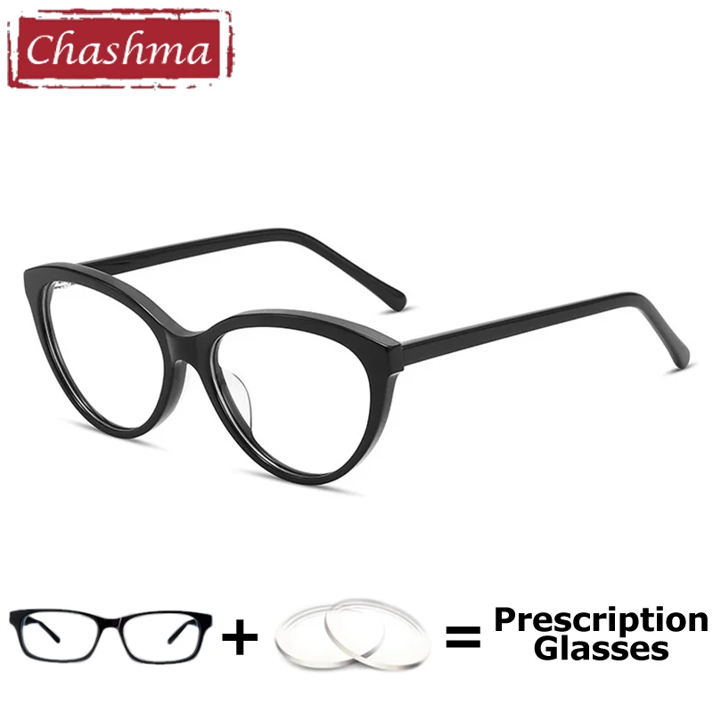 

Chashma Women Eyeglasses Cat Eye Ready Eyewear Optical Glasses Frame Minus Myopia Gafas Brand Design Fashion Trend Glasses