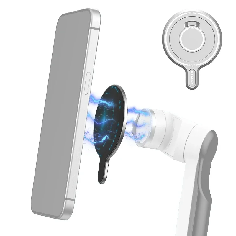 Adapter magnetyczny PULUZ do Insta360 Flow 360 °   Magnetyczny gimbal obrotowy z mocowaniem MagSafe do telefonów i kamer sportowych - akcesoria — zdjęcie produktu 7