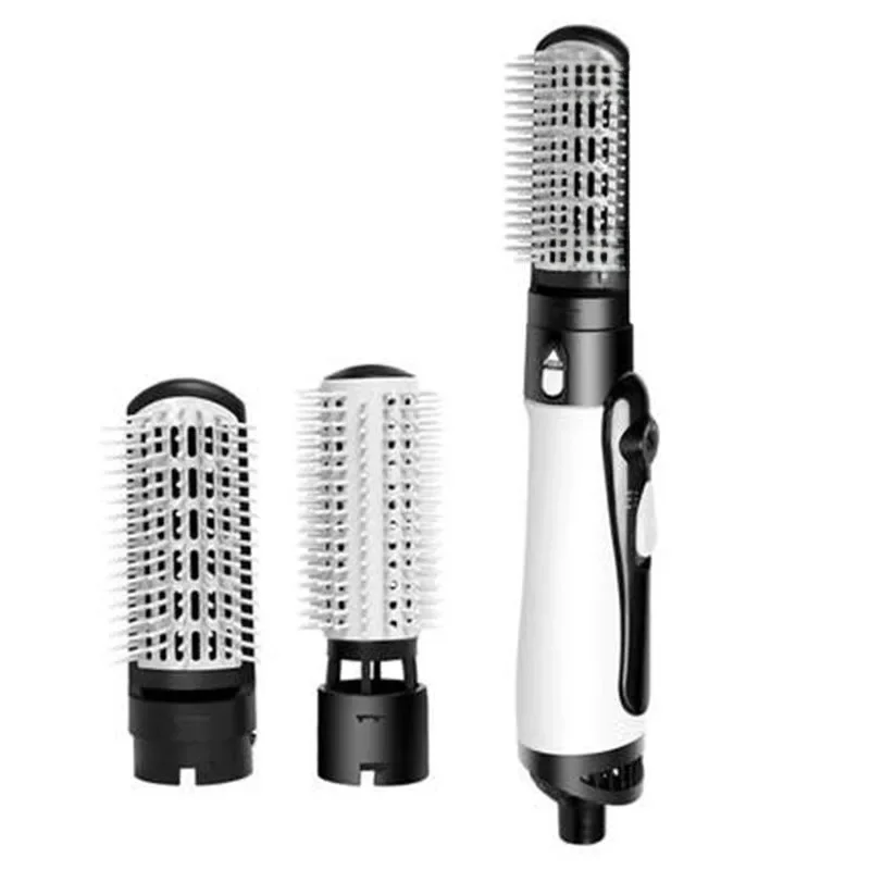 Brosse à Air chaud une étape sèche-cheveux brosse volumateur sec redresser Curl peigne ionique négatif coiffeur