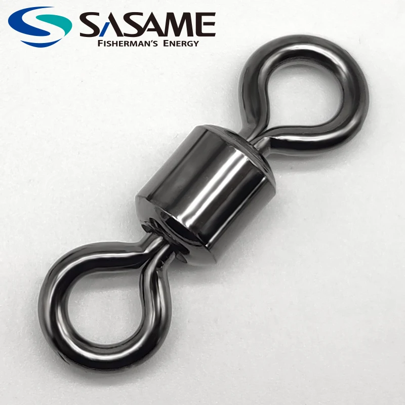 Japan SASAME Fishing Swivels Stainless Steel Ball Bearing Swivel Fishing Connector Rolling Swivel Saltwater Fishing Accessories