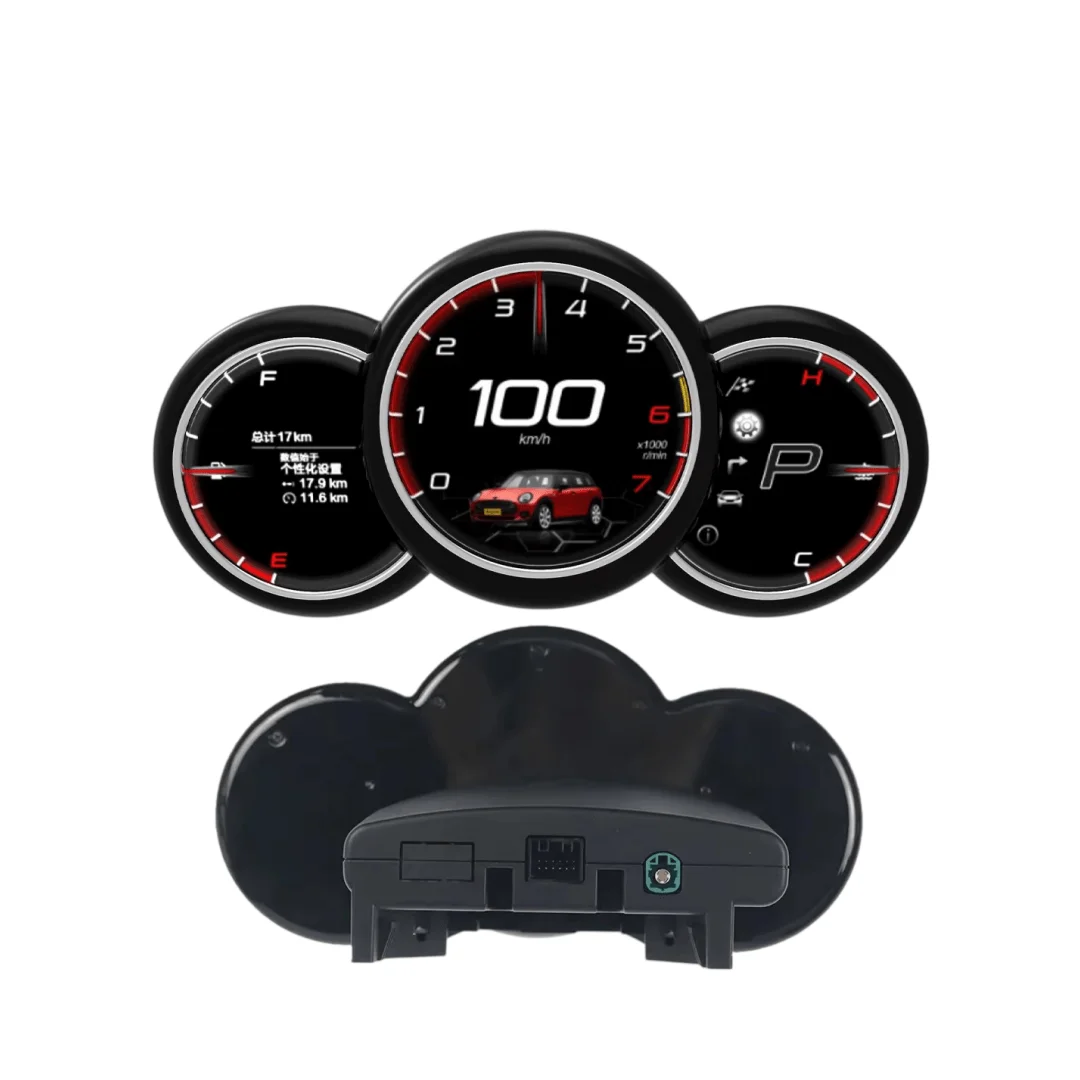 New LCD Instrument Panel For Bmw Mini R56 R60 R51 R54 F55 F56 F60 2004-2023 Digital Virtual Cockpit Speedometer Screen Linux