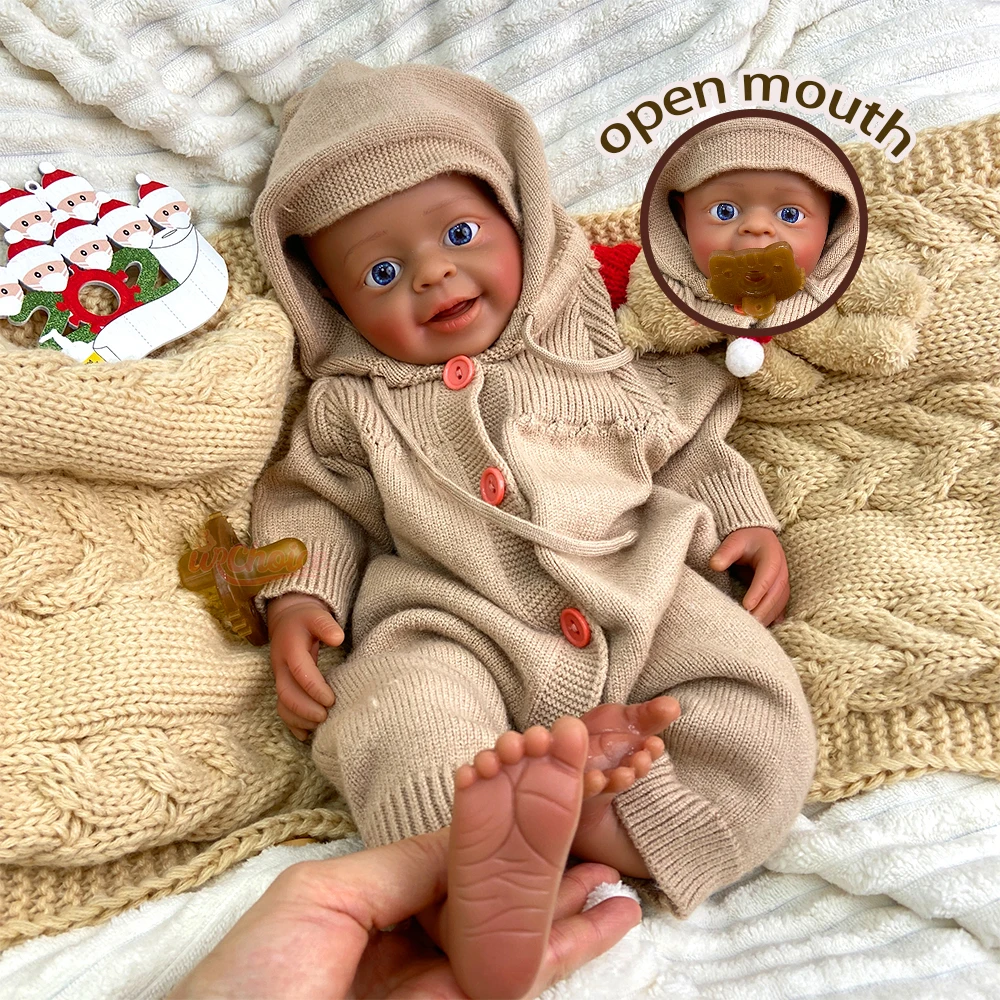 

Анатомически точная реалистичная кукла-младенец мальчик из силикона, водонепроницаемая, легко моющаяся, очаровательная игрушка-компаньон для ролевых игр