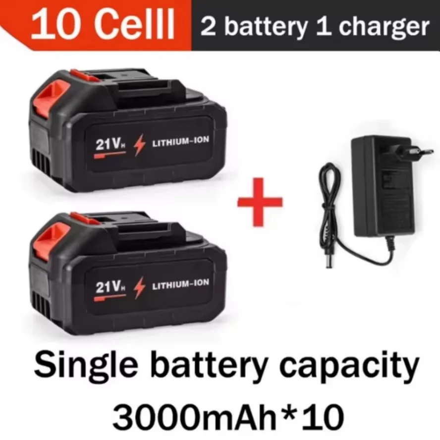 GECOFEER 1500/3000mAh Wiederaufladbare Lithium-Ionen-Batterie für Makita 18V 21V Elektrowerkzeuge Bohrmaschinen Kettensägen Winkelschleifer Schlagschrauber Akku