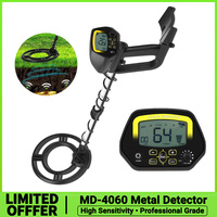 MD-4060 High Sensitivity Metal Detector Professional Underground Gold Detectors Pinpointer Detecting Jewelry Treasure Hunter