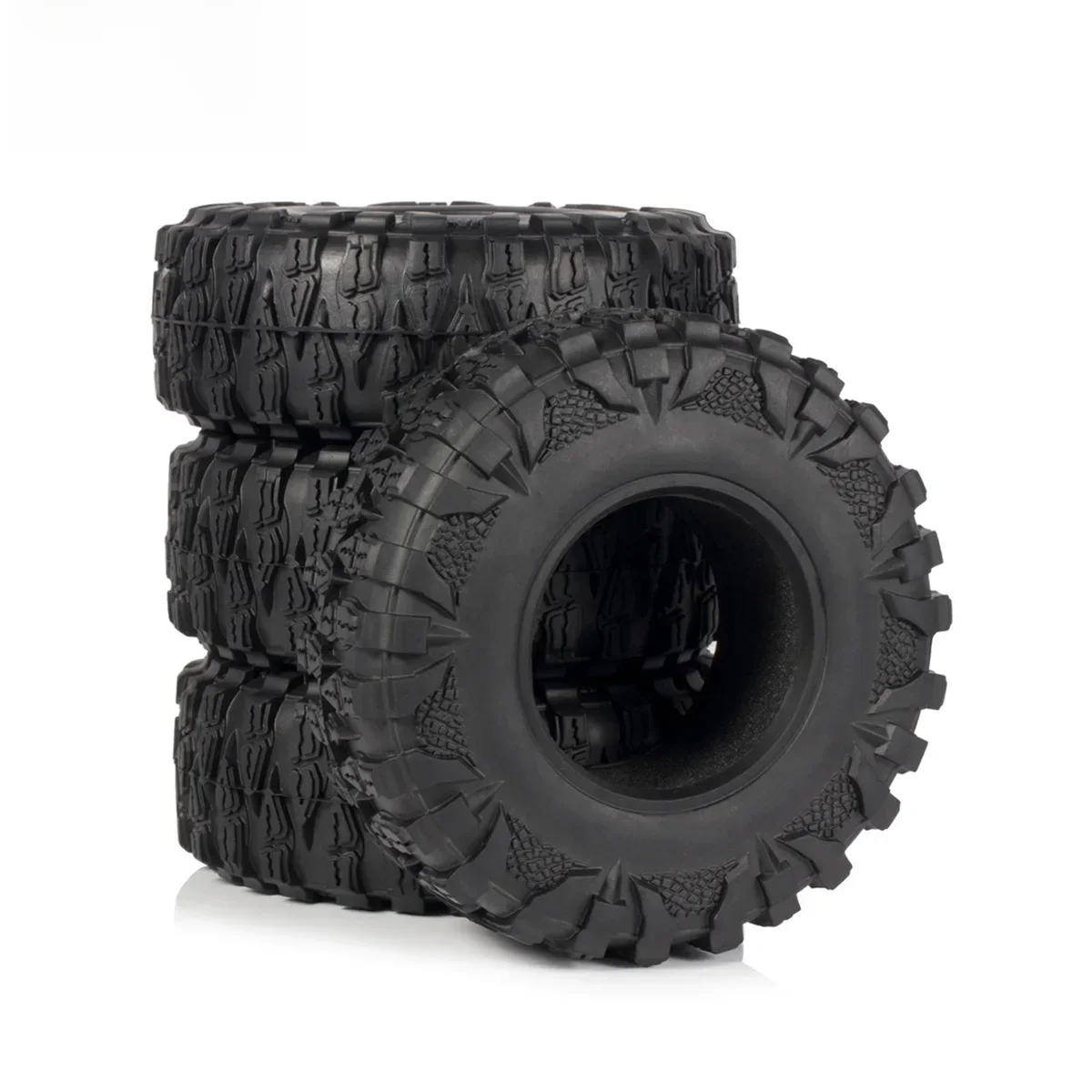 Pneus en caoutchouc pour voiture RC, 2.2 pouces, 120x45mm, pour camion 1/10, SCX10 II Capra Wraith TRtage D90 CC02 Right86190 AXX4 YK4103 ZP1001