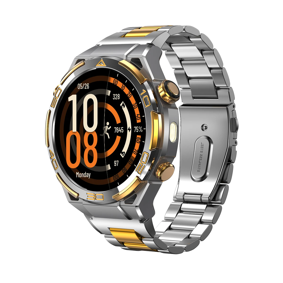 Blackview W90 Pro Smartwatch 1,43-inch AMOLED-display, Bluetooth-bellen, hartslagmeter, 900 mAh / 20 dagen stand-by, smartwatch voor heren