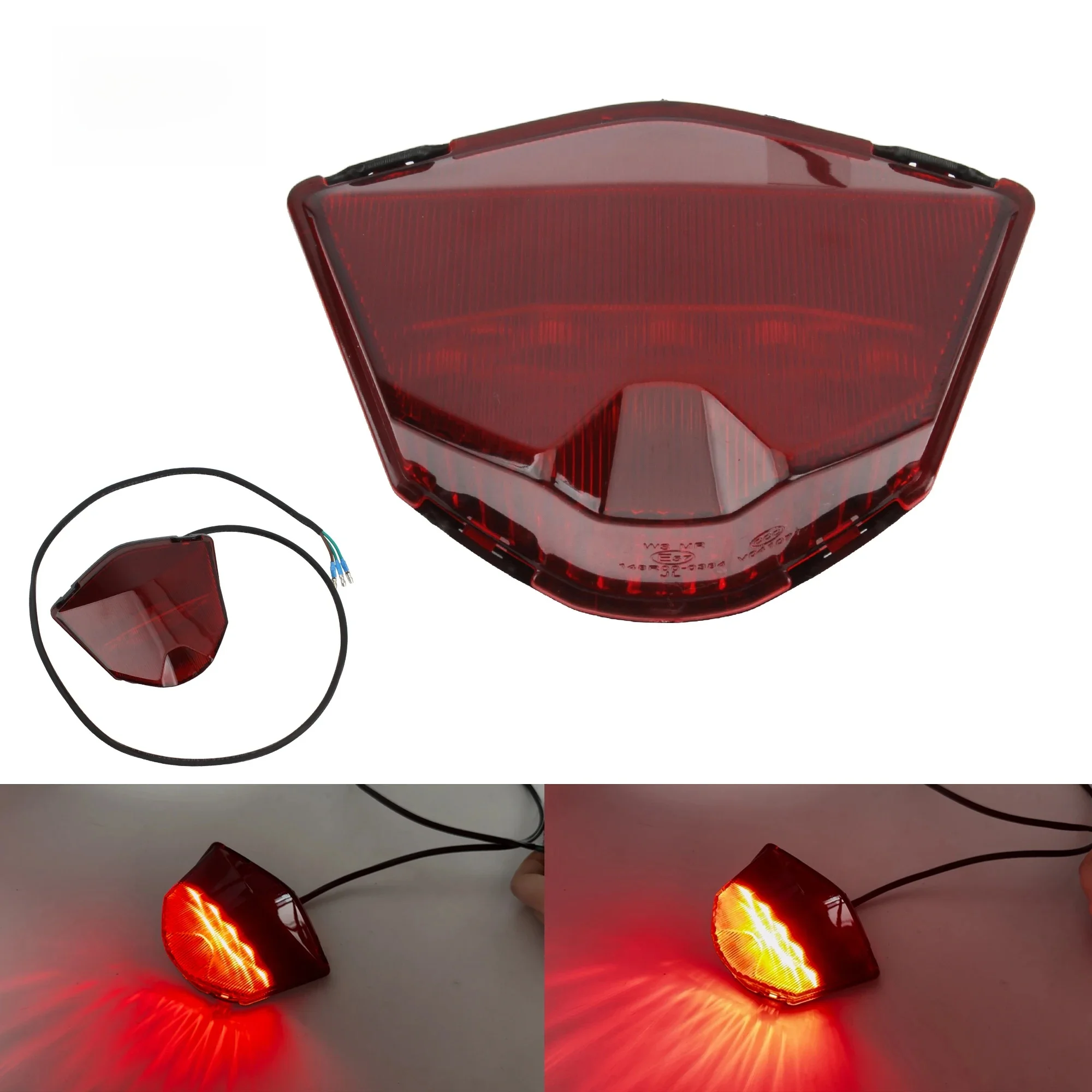 AliExpress ProfesMotor For KTM 250 EXC Motorcycle Brake Light Stop Tailight Enduro 12V 150 350 450 500 530 2020-2023 Pit Bike Rear Light