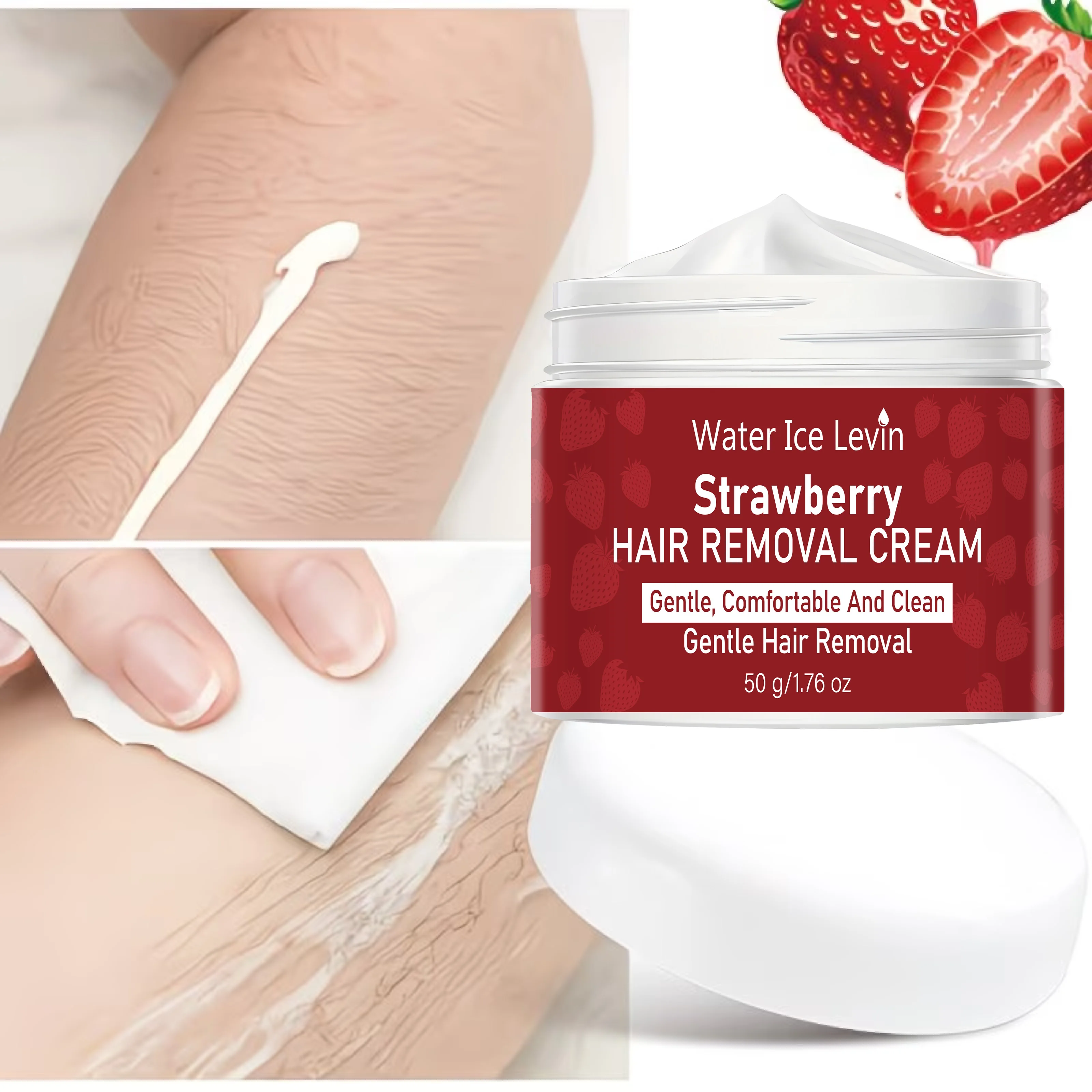 Hair Removal Cream - Water Ice Levin Strawberry Hair Removal