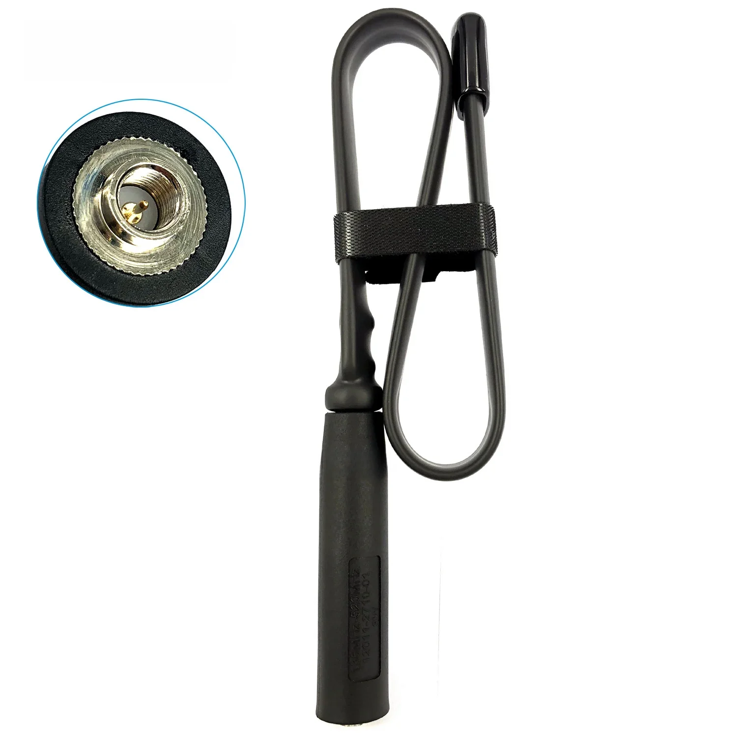 Antena dobrável para rádio vhf e uhf, 8w, walkie talkie para homens