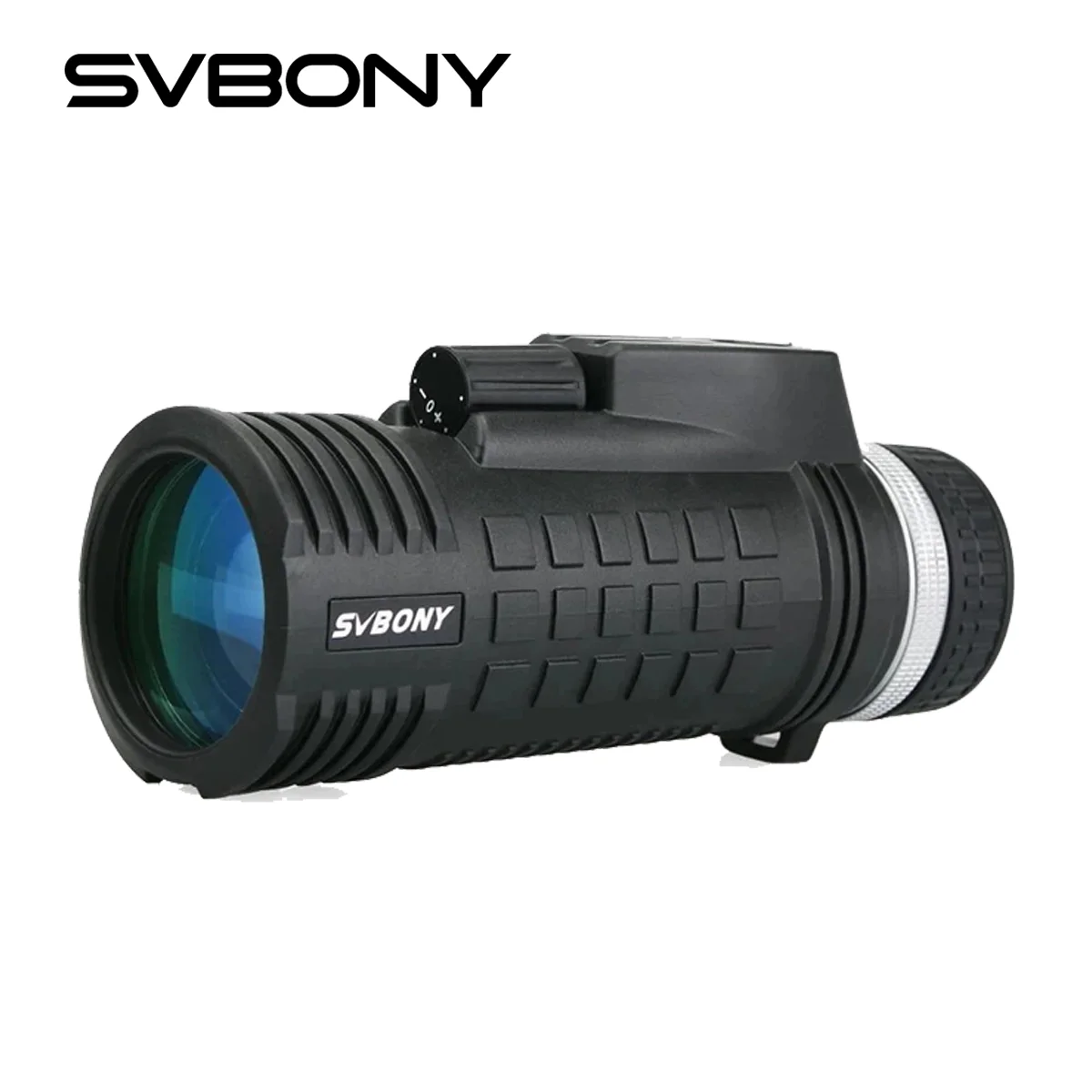 SVBONY SV42 Monocular Telescope Built-in Compass Rangefinder, 8x42 Monocular Compact Monocular, Single Hand Focus for Birdwatch