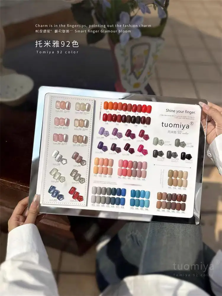 Youse เจลทาเล็บ92สีมาคารอนกลิตเตอร์สำหรับร้านทำเล็บแบบใหม่ไม่เป็นพิษ2024