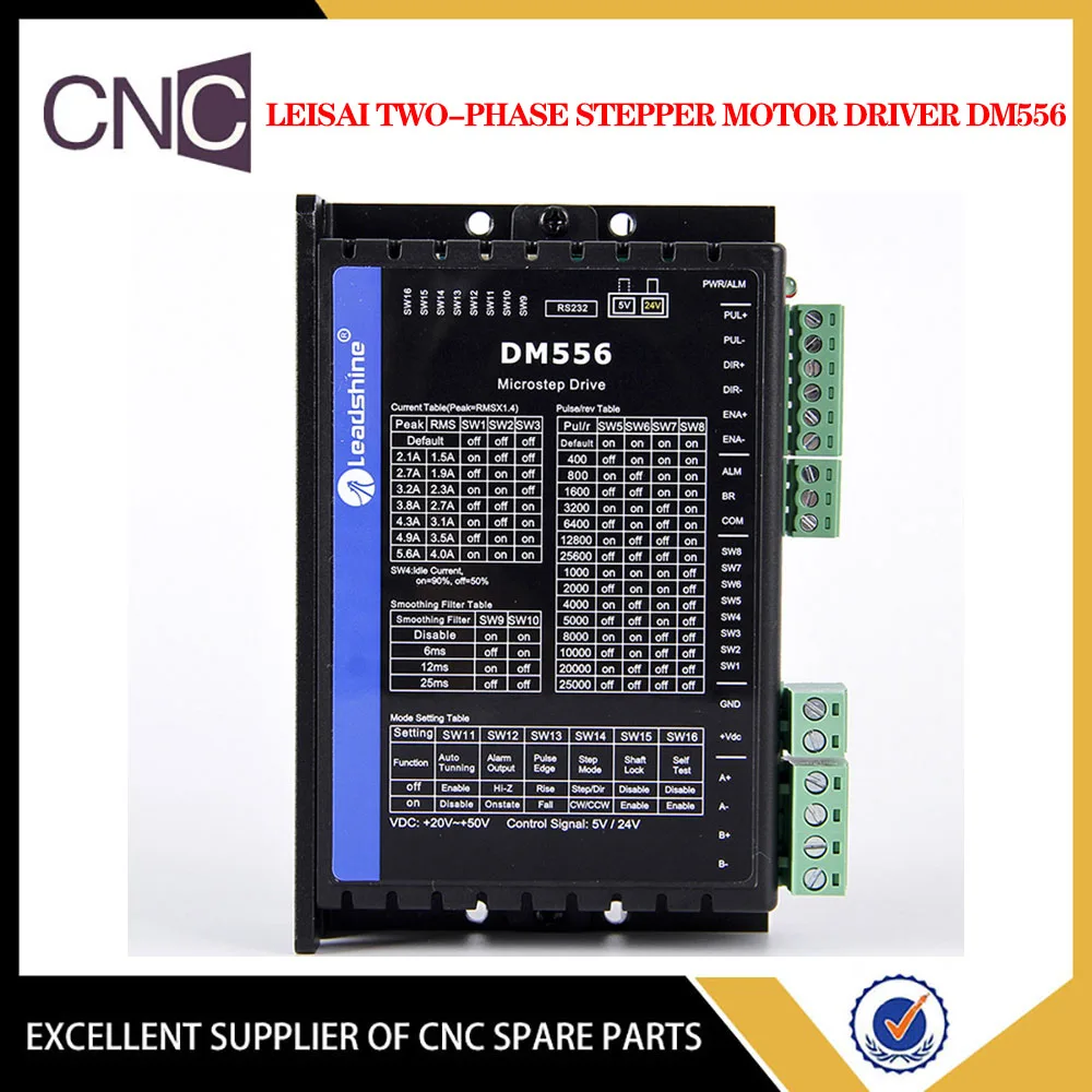 

The new genuine Leadshine DM556 two-phase stepper motor driver nema17/23 stepper motor controller