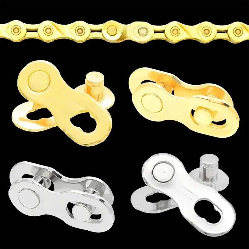 AliExpress Bicycle Chain Connector Lock Quick Link Road Bike Buckle Joint Buckle Master  Cycling Parts Gold 6/7/8/9/10/11/12 Speed