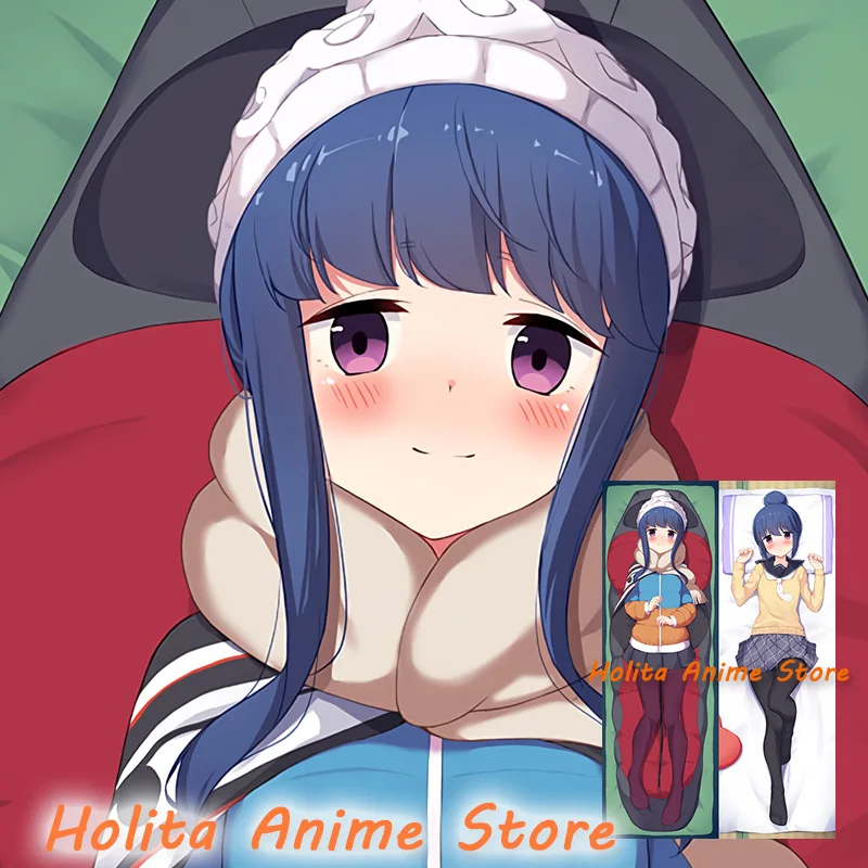 

Dakimakura Anime Rin Shima Yuru Camp Double sided Print Life-size Body Pillow Cover