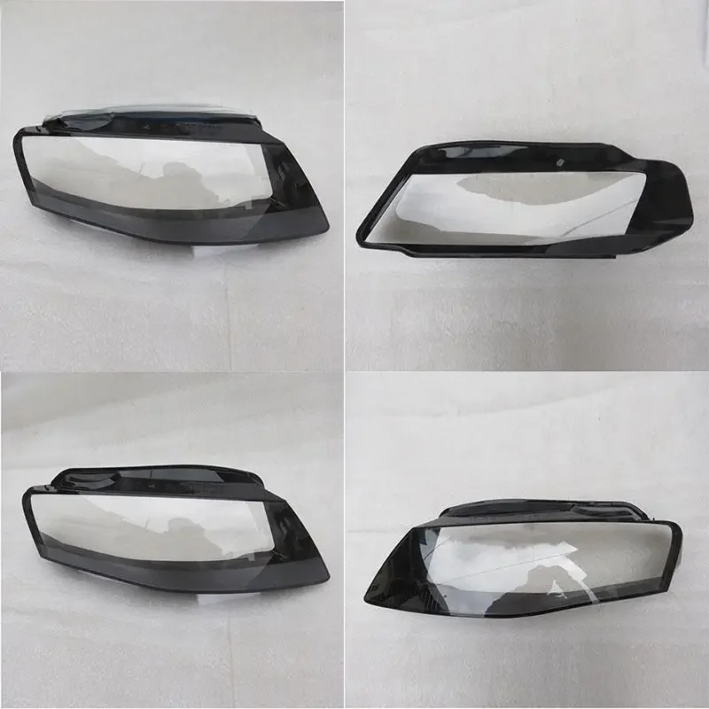 Przednie reflektory reflektory szklana maska pokrywa lampy przezroczysta powłoka lampy maski dla Audi A4 B8 2008-2012 — zdjęcie 2