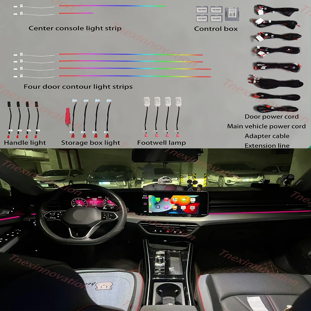 Suitable for the 2022 Volkswagen Lingdu Special Atmosphere Light 18 Lights (Normal/Illusion)