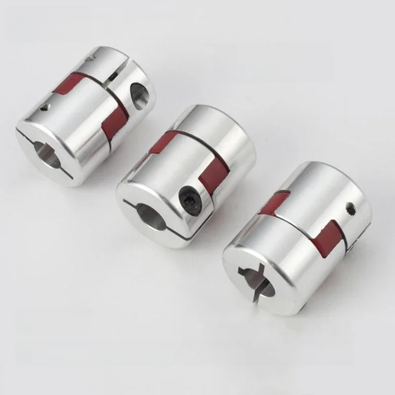 D25L30 – coupleur Flexible à trois mâchoires en Aluminium, connecteur de moteur d'accouplement d'arbre, 5/6/6.35/8/10/12mm