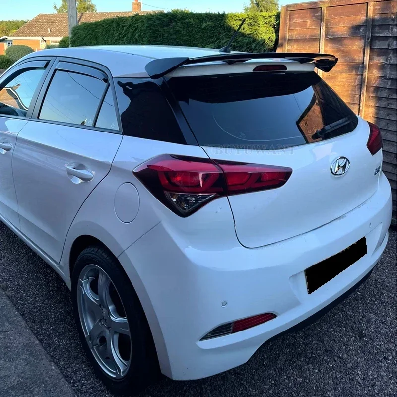 Dla Hyundai I30 I20 spoiler wysokiej jakości ABS materiał z włókna węglowego tylny spojler samochodowy 2008-2021 — zdjęcie 2