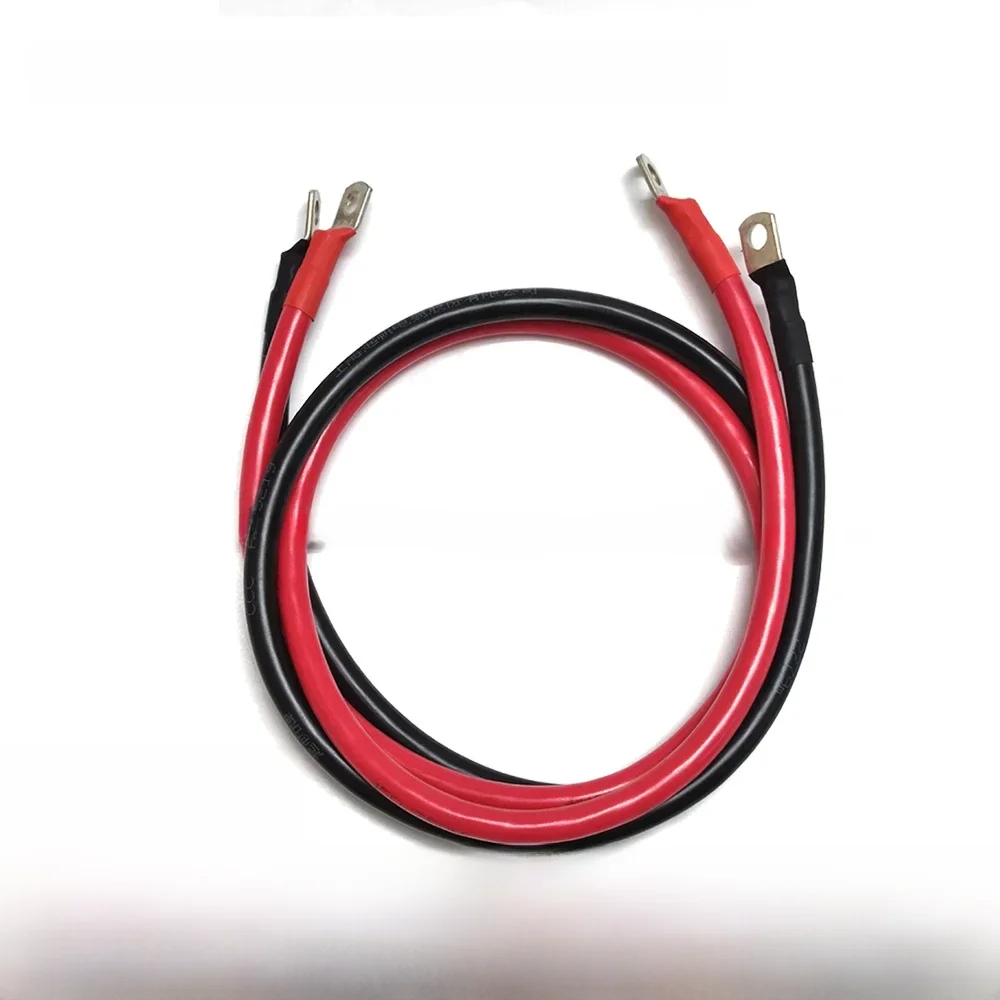 Câble de connexion de batterie 8/6/4/2AWG 10/16/25 mm2, fil de cuivre avec Terminal SC pour batterie de voiture série et parallèle, UPS, onduleur