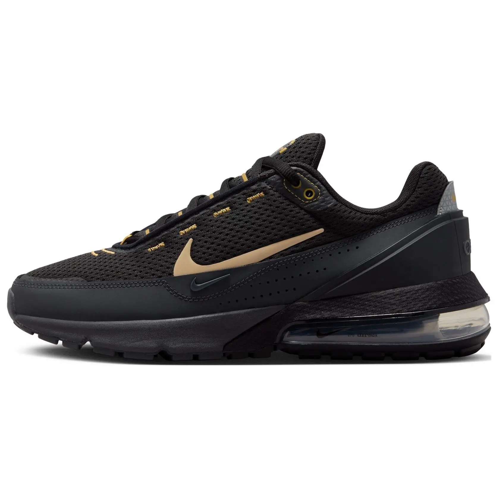 Nike Air Max Pulse Negro con Detalle Dorado: La Mejor Opción para el Estilo Urbano y el Comodidad Diaria