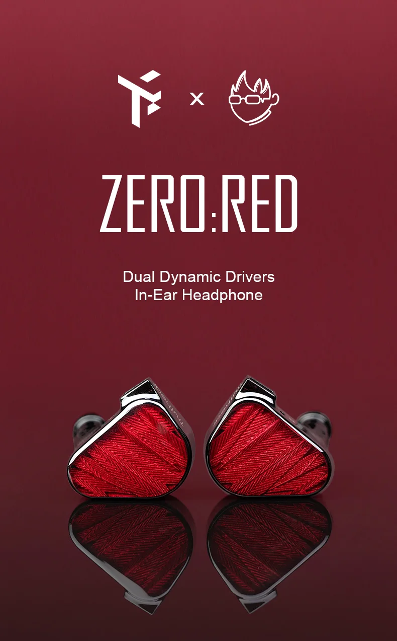 TRUTHEAR X Crinacle ZERO:RED Dual Dynamic Drivers In-Ear-Kopfhörer mit 0,78 2-Pin-Kabel – Detail 3
