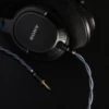予約注文 DDHIFI BC150B-MV ダブルシールド シルバー ヘッドフォン アップグレード ケーブル Sony MDR-MV1 片面 3.5mm コネクタ用に設計 6