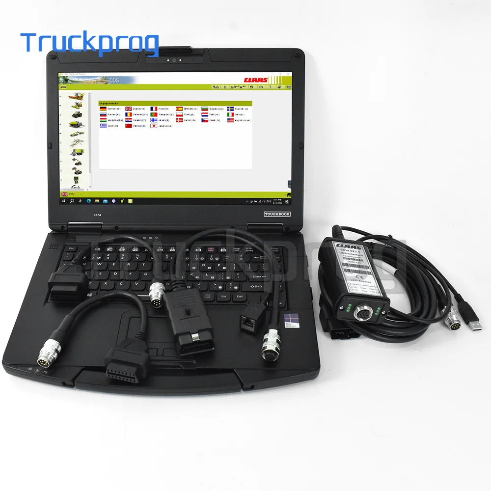 for CLASS CANUSB MetaDiag interface for CLAAS agriculture construction scanner truck excavator diagnostic tool CF54 laptop