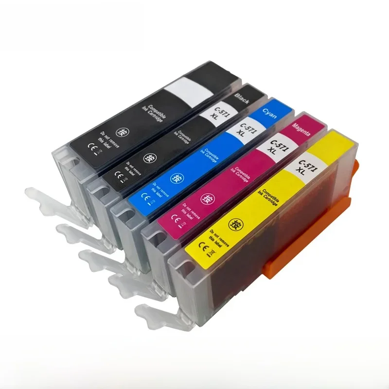 Cartouche d'encre Compatible PGI-570 CLI-571 PGI570 570XL, pour Canon Pixma MG5750 MG5751 MG5752 MG5753 MG6850 TS5050 TS5051 TS5052