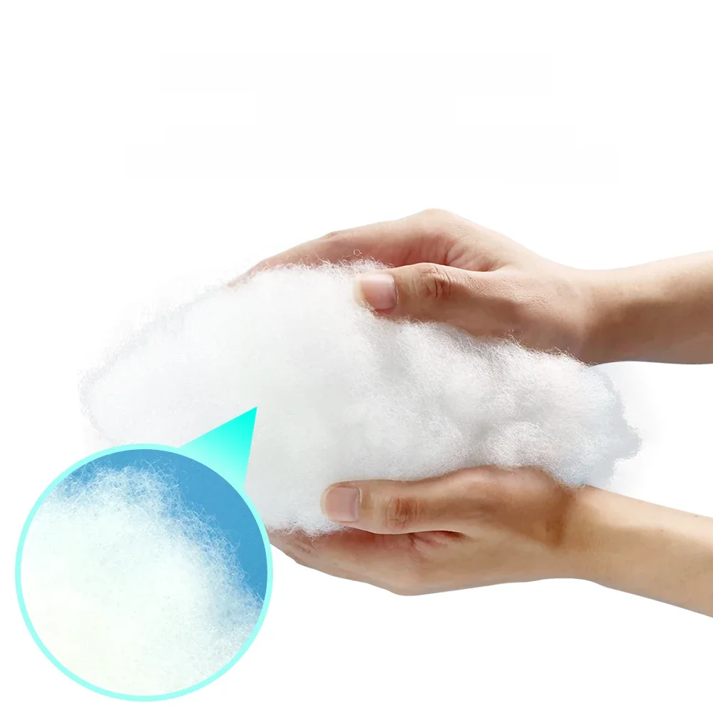 7D PP coton EPE Fiber DOWN-LIKE Fiber 100g 500g 1Kg qualité écologique Fiber matériel de remplissage bricolage Non-tissé remplissage