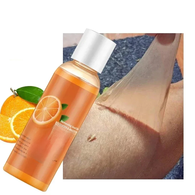 Hot Orange Yellow Peeling Lotion Öl Bleichen dunkle Haut Retinol Peptid Flecken Mitesser Hautun