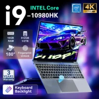 new 15.6" Ultra Intel i9 10980HK Laptop Computer PC Windows 11 16GB RAM 1TB SSD i9 Laptops Office Fingerprint Unlock Notebook PC