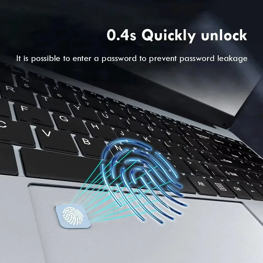 Xiaman 15.6 "Ultra Sottile Computer Portatile Windows 11 PC Portatile 16 GB di RAM 1 TB 2 TB SSD Intel Celeron N4000 HD Ufficio Studio Notebook