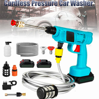 Cordless High Pressure Car Wash Gun Electric Water Washing Gun Rechargeable Battery Spray Water clean Power oils