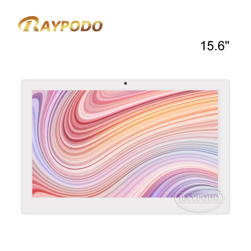 Raypodo 15.6 Inch Mount PoE Tablet: Empowering Video Walls, Digital Signage, and Interactive Displays with Android 8.1