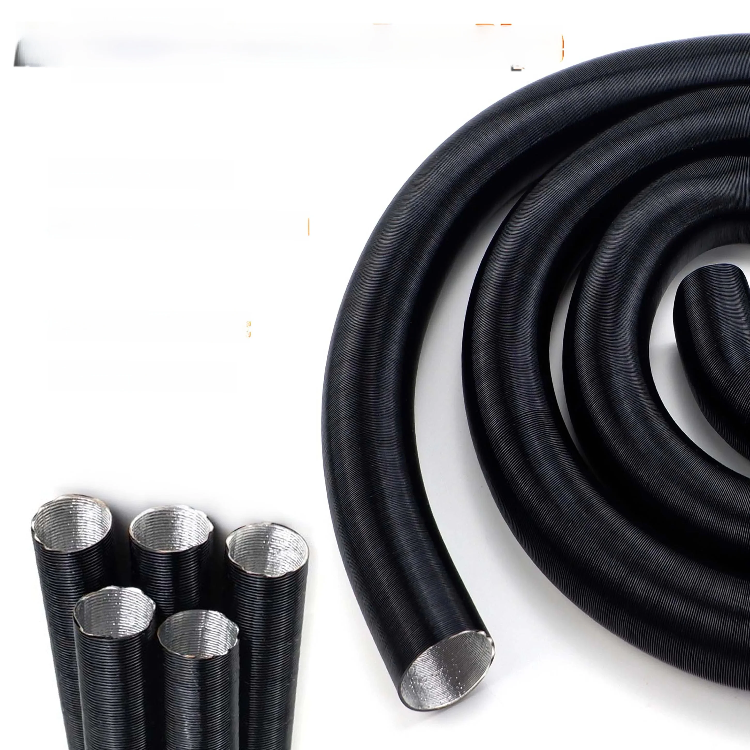 42mm 60mm 75mm Binnendiameter Uitgerekt lengte 300cm 500cm Air Diesel Heater Duct Buis slang Voor Auto Camper Vrachtwagen Caravan - afbeelding 2
